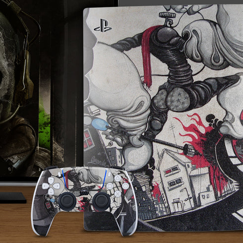 Custom PS5 Digital Edition Bundle Skin