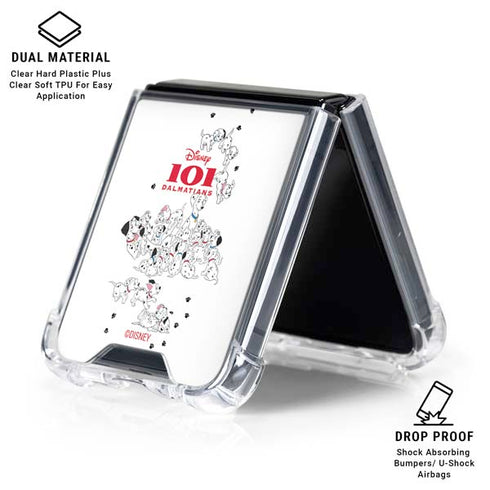 Disney 101 Dalmatians Family Galaxy Z Flip6 Clear Case