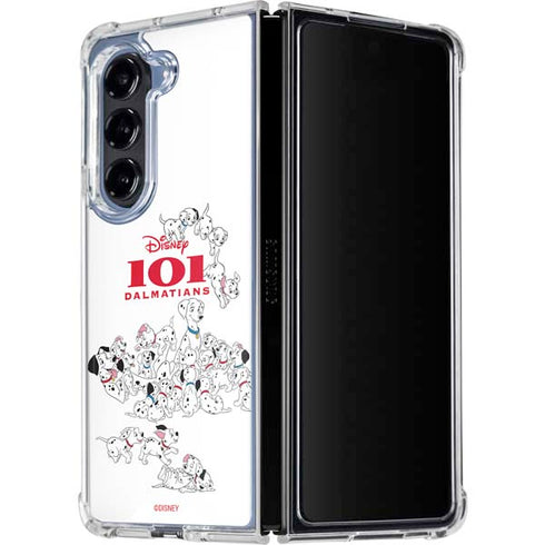 Disney 101 Dalmatians Family Galaxy Z Fold5 5G Clear Case