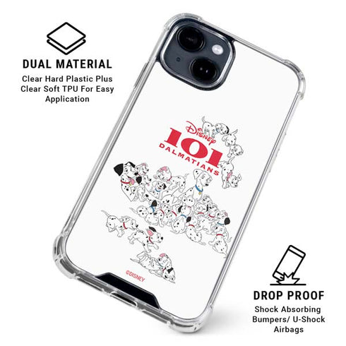Disney 101 Dalmatians Family iPhone 15 Clear Case
