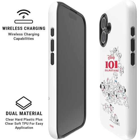 Disney 101 Dalmatians Family iPhone 16 Magsafe Impact Case