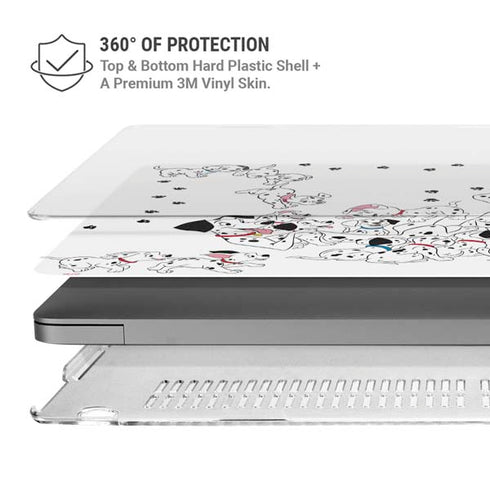 Disney 101 Dalmatians Family MacBook Pro 14in (2021-24) Case plus Skin