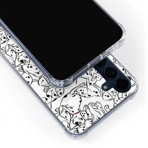 Disney 101 Dalmatians Pattern Galaxy A35 5G Clear Case