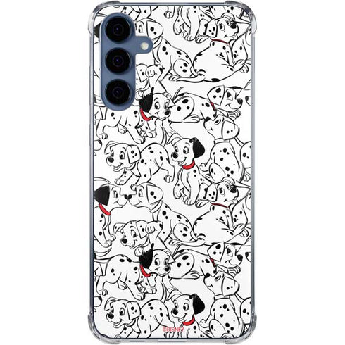 Disney 101 Dalmatians Pattern Galaxy A55 5G Clear Case