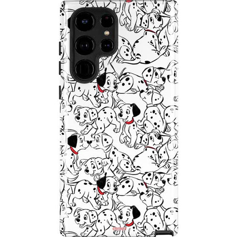 Disney 101 Dalmatians Pattern Galaxy S25 Ultra Impact Case