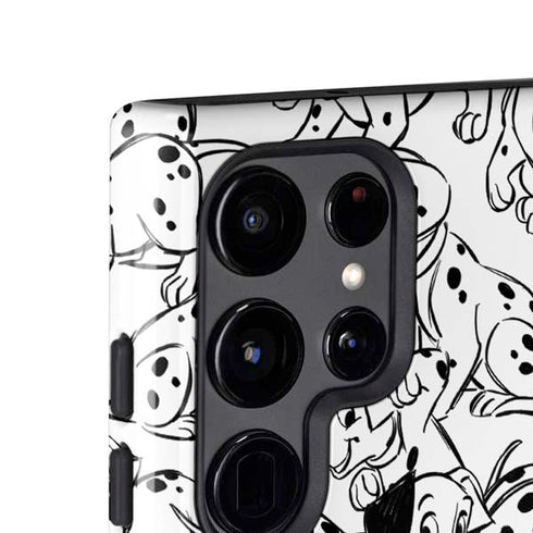 Disney 101 Dalmatians Pattern Galaxy S25 Ultra Impact Case