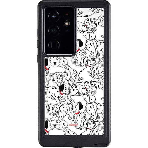 Disney 101 Dalmatians Pattern Galaxy S24 Ultra Waterproof Case