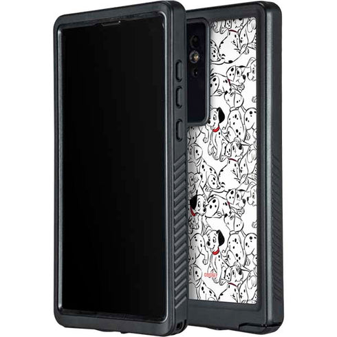 Disney 101 Dalmatians Pattern Galaxy S24 Ultra Waterproof Case