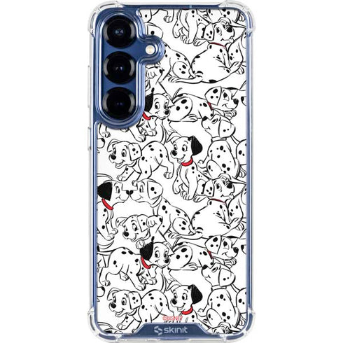 Disney 101 Dalmatians Pattern Galaxy S25 Clear Case