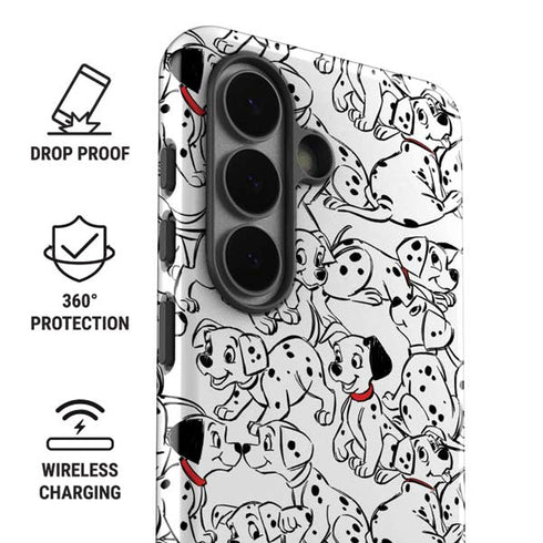 Disney 101 Dalmatians Pattern Galaxy S26 Impact Case