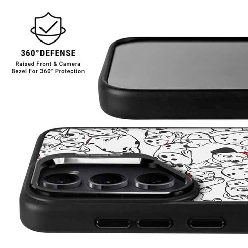 Disney 101 Dalmatians Pattern Galaxy S26 Kickstand Case