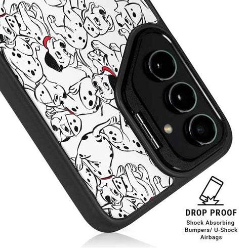 Disney 101 Dalmatians Pattern Galaxy S26 Kickstand Case