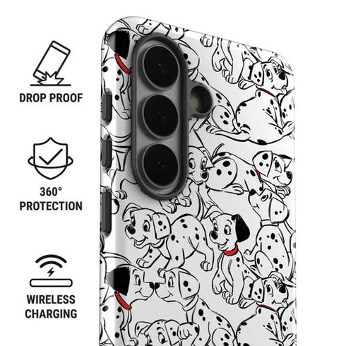 Disney 101 Dalmatians Pattern Galaxy S26 Plus Impact Case