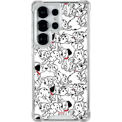 Disney 101 Dalmatians Pattern Galaxy S26 Ultra Clear Case