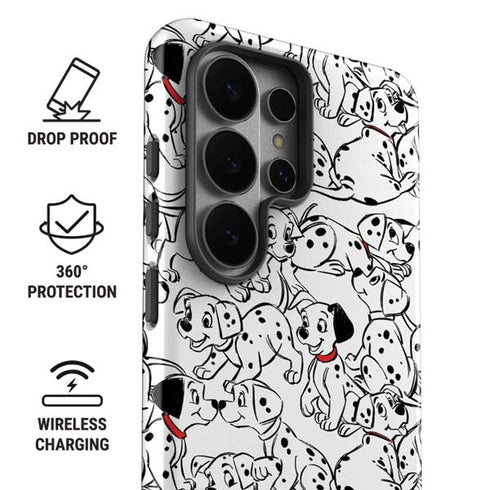 Disney 101 Dalmatians Pattern Galaxy S26 Ultra Impact Case