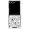Disney 101 Dalmatians Pattern Galaxy Z Flip7 Clear Case