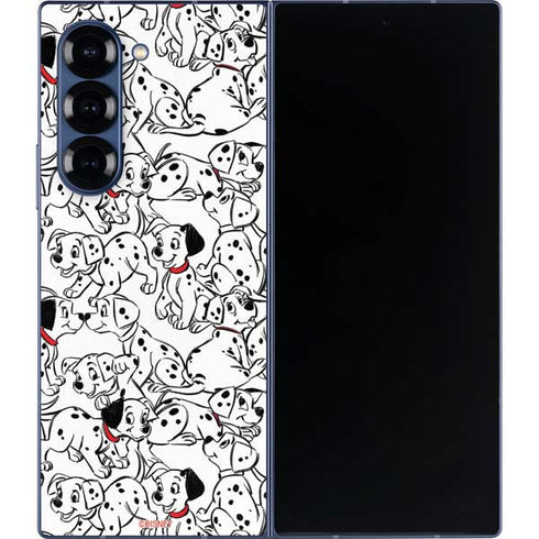 Disney 101 Dalmatians Pattern Galaxy Z Fold6 Skin