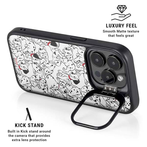 Disney 101 Dalmatians Pattern iPhone 14 Pro Max Kickstand Case