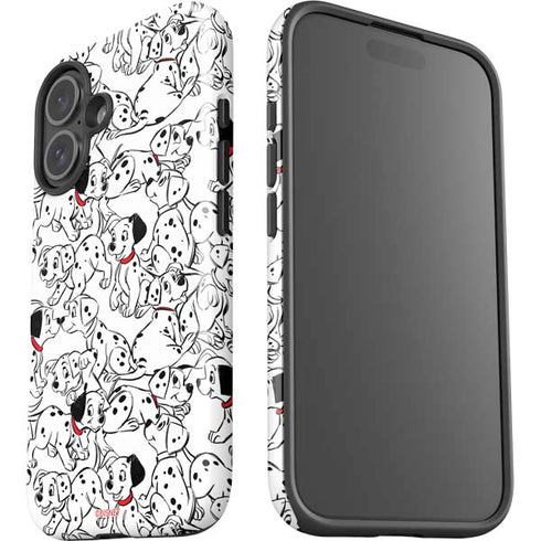 Disney 101 Dalmatians Pattern iPhone 16 Impact Case