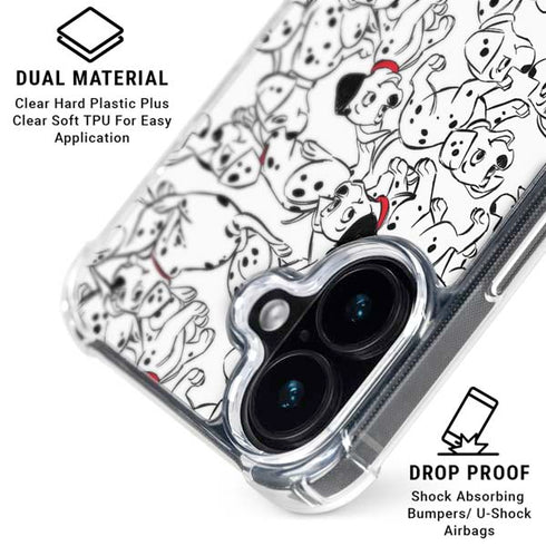 Disney 101 Dalmatians Pattern iPhone 16 MagSafe Case