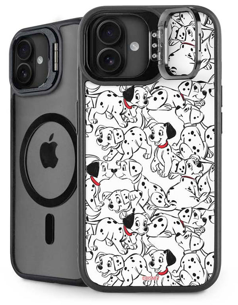 Disney 101 Dalmatians Pattern iPhone 16 Plus Kickstand Case