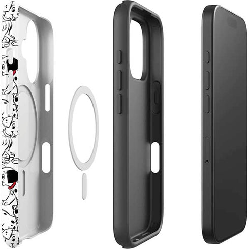 Disney 101 Dalmatians Pattern iPhone 16 Plus Magsafe Impact Case