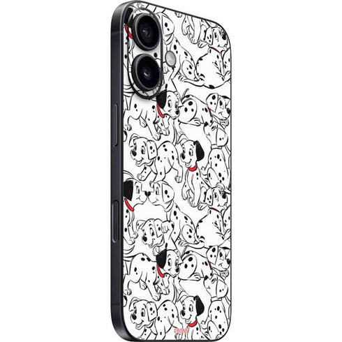 Disney 101 Dalmatians Pattern iPhone 16 Plus Skin