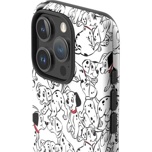 Disney 101 Dalmatians Pattern iPhone 16 Pro Impact Case
