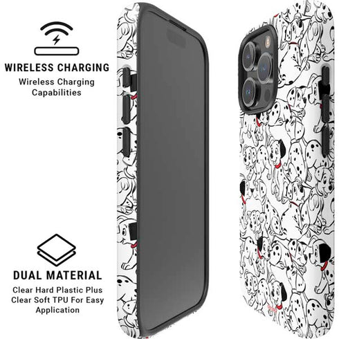 Disney 101 Dalmatians Pattern iPhone 16 Pro Magsafe Impact Case