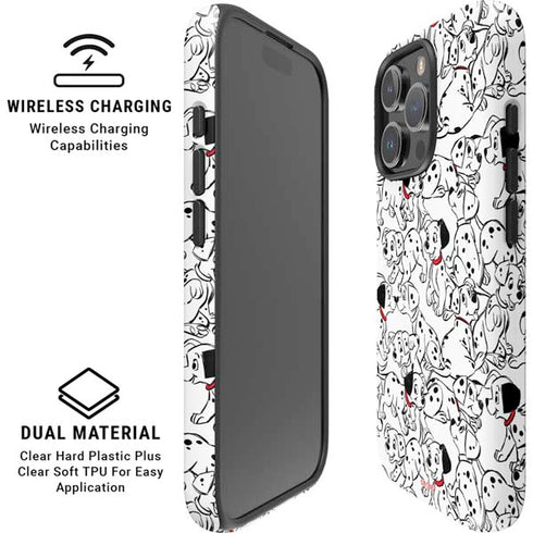 Disney 101 Dalmatians Pattern iPhone 16 Pro Max Magsafe Impact Case