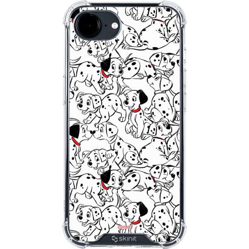 Disney 101 Dalmatians Pattern iPhone 16e Clear Case