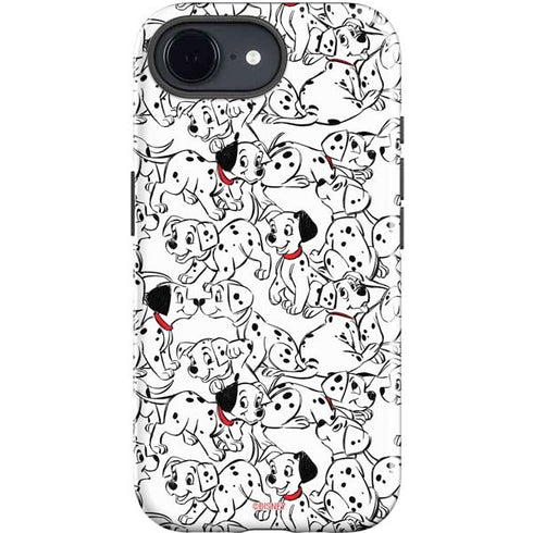 Disney 101 Dalmatians Pattern iPhone 16e Impact Case