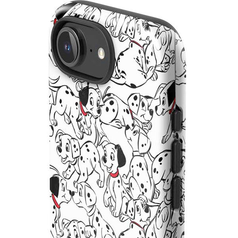 Disney 101 Dalmatians Pattern iPhone 16e Impact Case