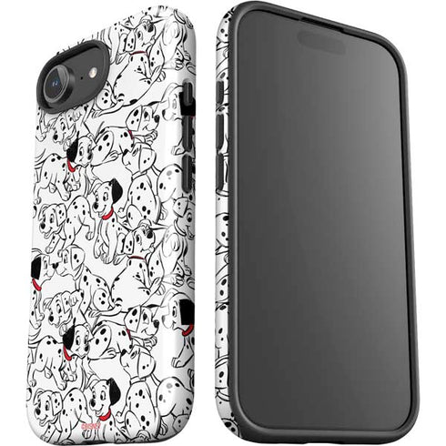 Disney 101 Dalmatians Pattern iPhone 16e Impact Case