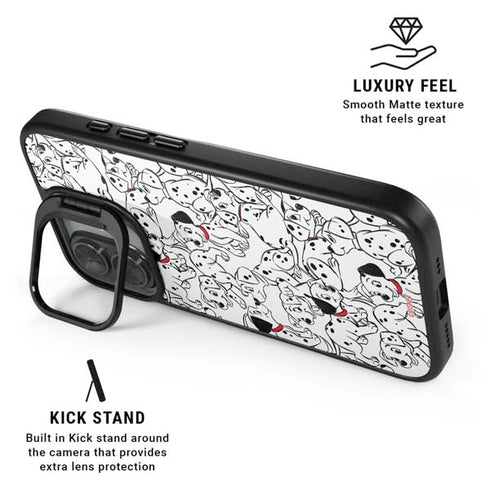 Disney 101 Dalmatians Pattern iPhone 17 Kickstand Case