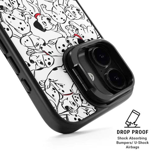 Disney 101 Dalmatians Pattern iPhone 17 Kickstand Case