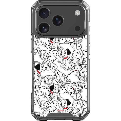 Disney 101 Dalmatians Pattern iPhone 17 Pro Clear Case