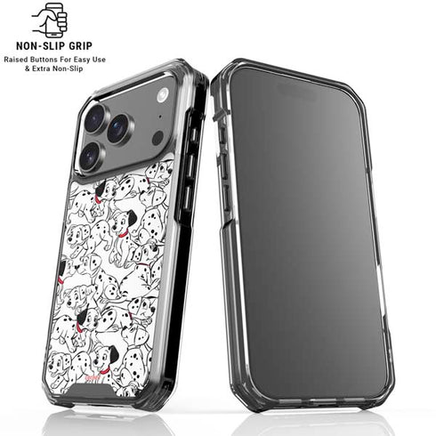 Disney 101 Dalmatians Pattern iPhone 17 Pro Clear Case