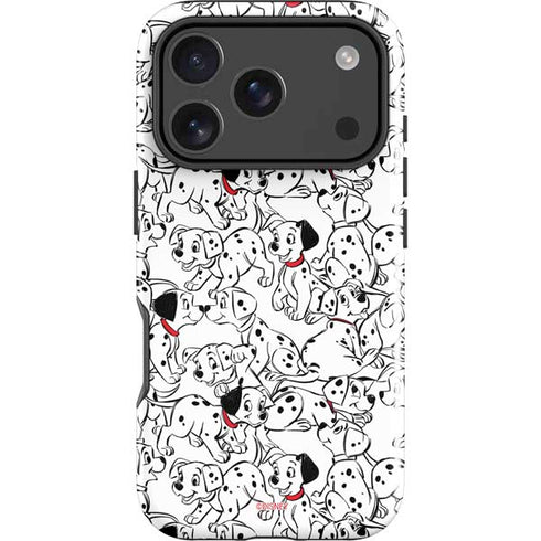 Disney 101 Dalmatians Pattern iPhone 17 Pro Impact Case