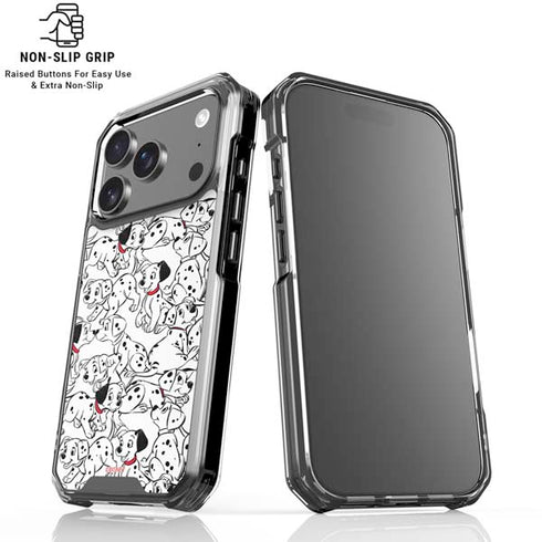 Disney 101 Dalmatians Pattern iPhone 17 Pro Max Clear Case