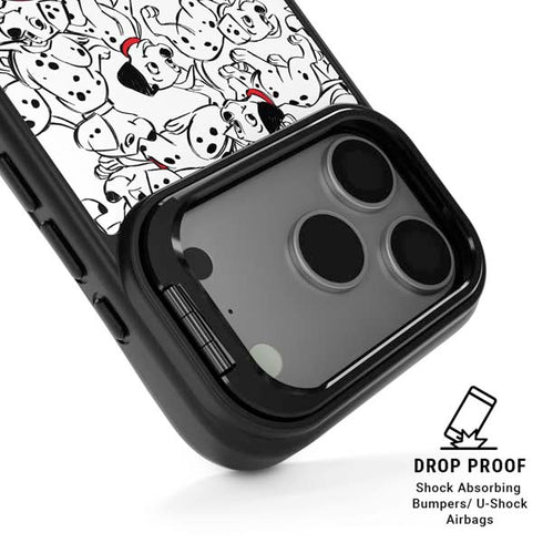 Disney 101 Dalmatians Pattern iPhone 17 Pro Max Kickstand Case
