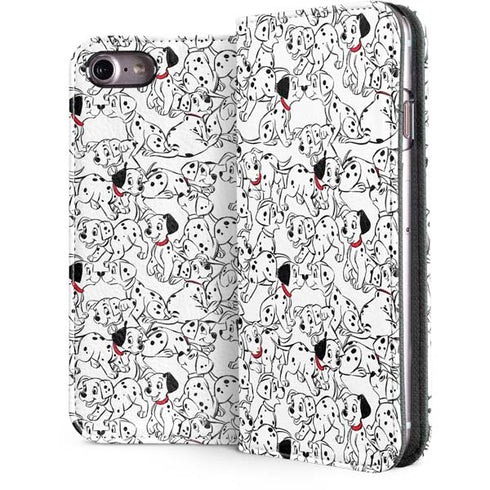 Disney 101 Dalmatians Pattern iPhone 7 Folio Case