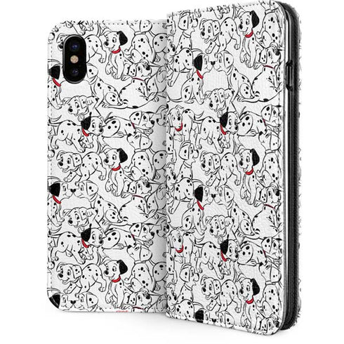 Disney 101 Dalmatians Pattern iPhone 8 Folio Case