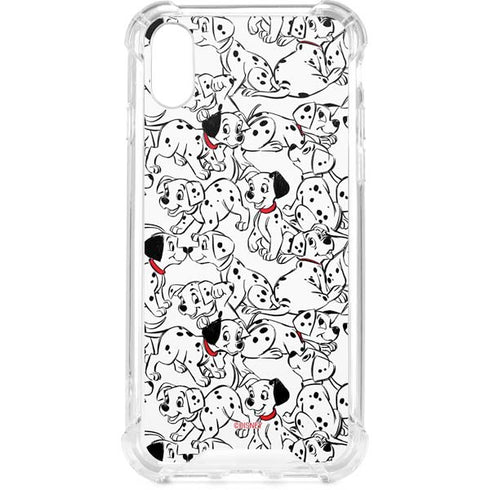 Disney 101 Dalmatians Pattern iPhone XS Clear Case