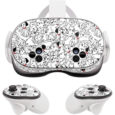 Disney 101 Dalmatians Pattern Meta Quest 3S Skin