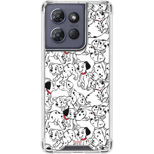 Disney 101 Dalmatians Pattern Moto G 5G (2025) Clear Case