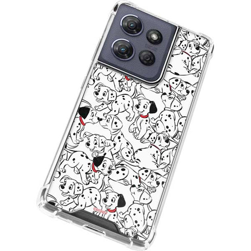 Disney 101 Dalmatians Pattern Moto G 5G (2025) Clear Case