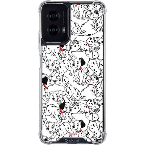 Disney 101 Dalmatians Pattern Moto G Power 5G (2024) Clear Case