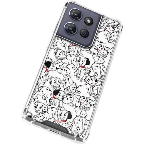 Disney 101 Dalmatians Pattern Moto G Power 5G (2025) Clear Case