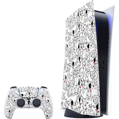 Disney 101 Dalmatians Pattern PlayStation PS5 Skins